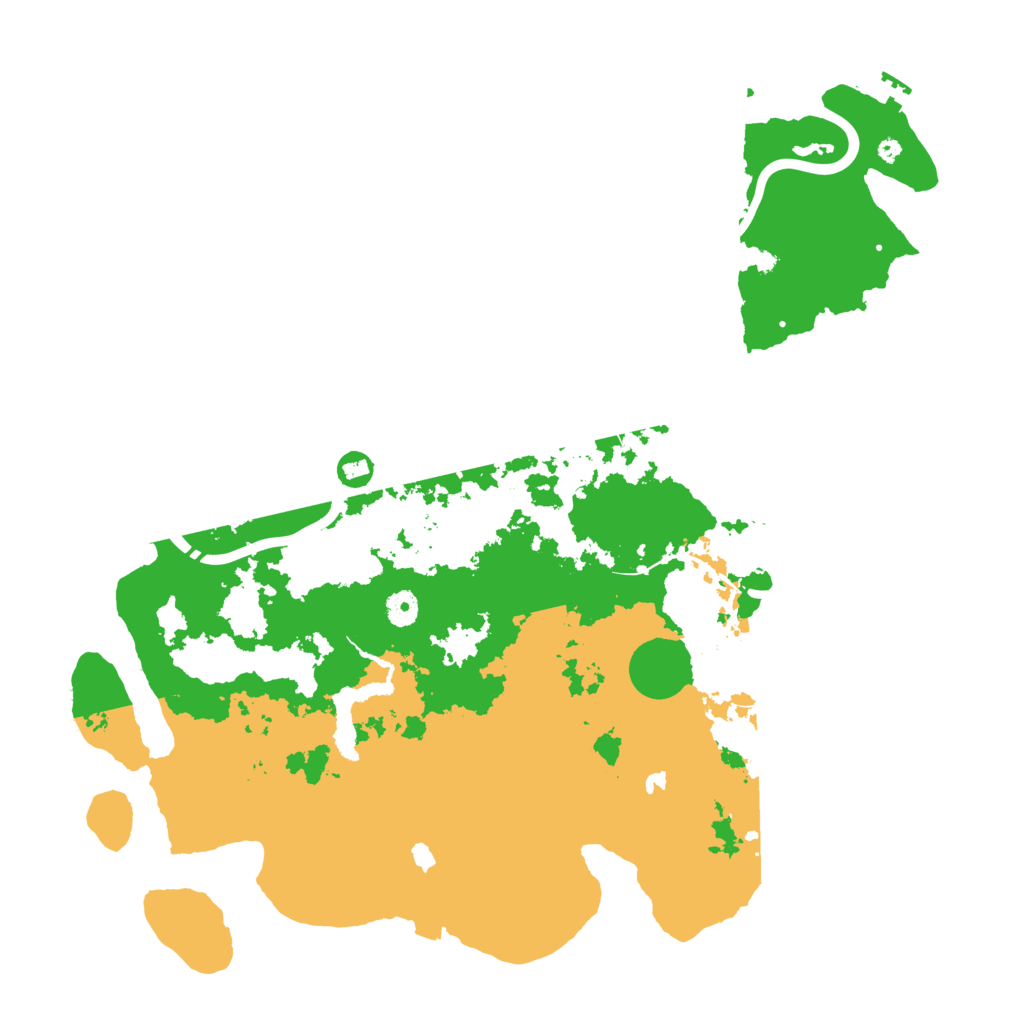 Biome Rust Map: Procedural Map, Size: 4500, Seed: 1252804048
