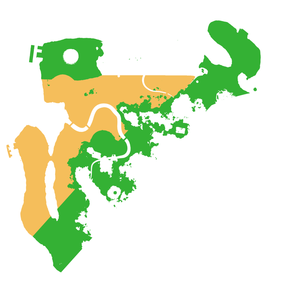 Biome Rust Map: Procedural Map, Size: 3500, Seed: 475406089