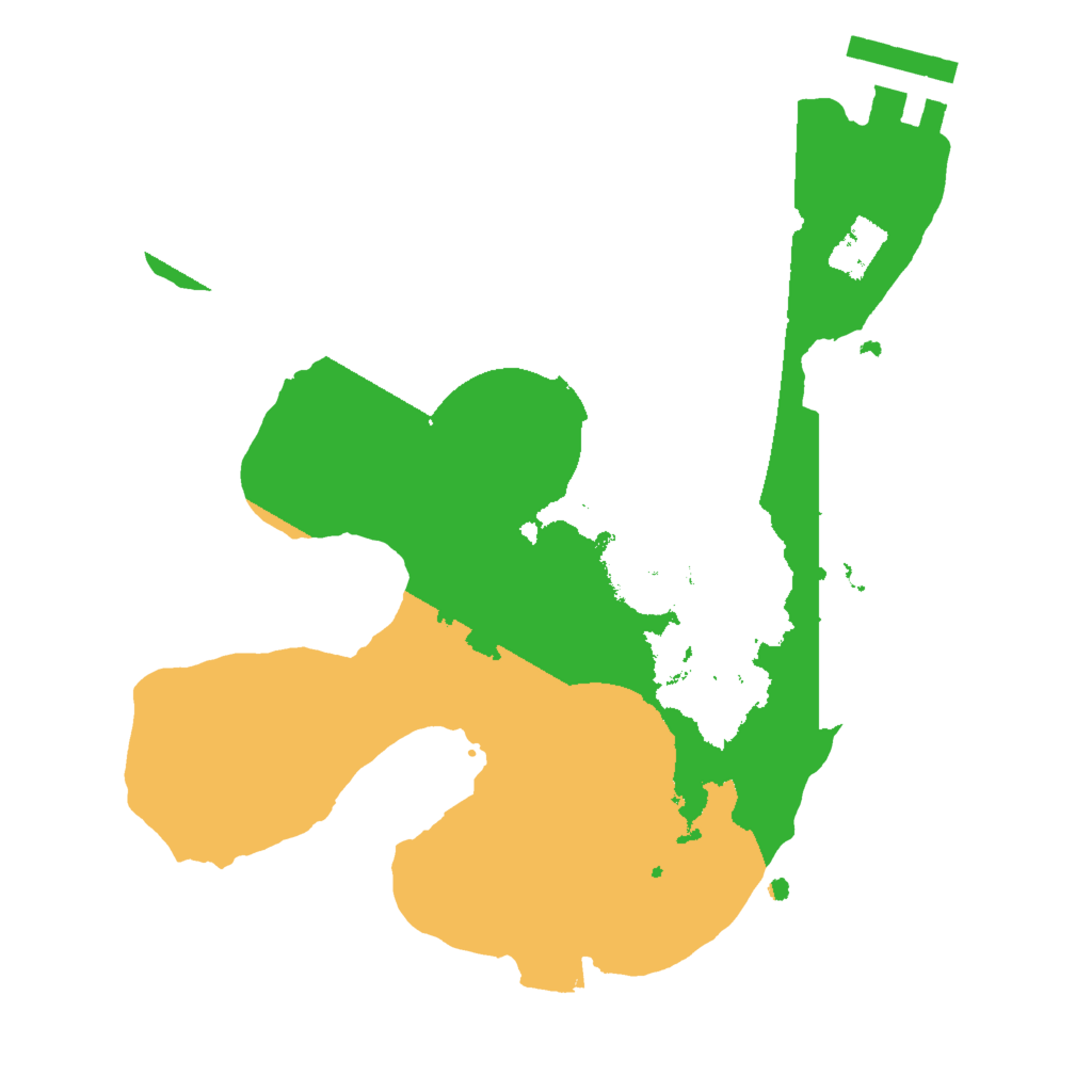 Biome Rust Map: Procedural Map, Size: 2000, Seed: 2140627609
