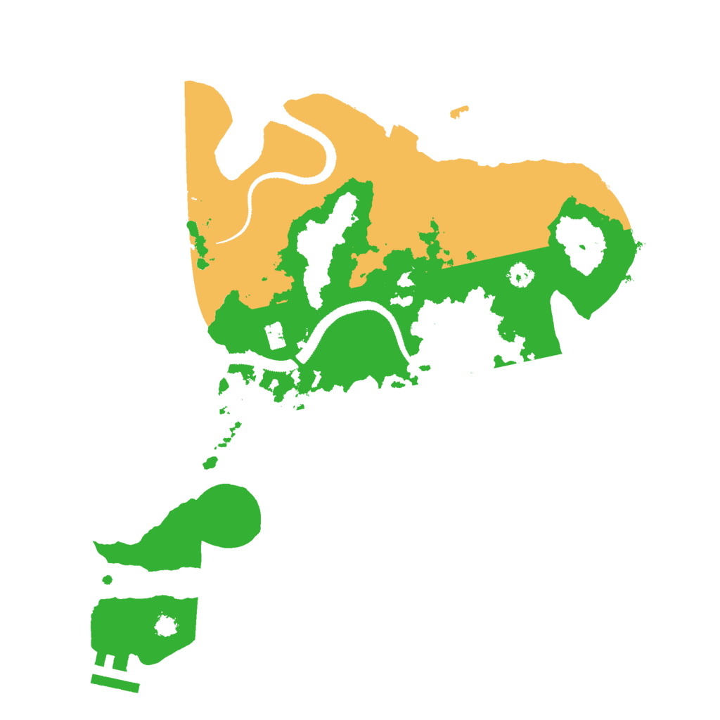 Biome Rust Map: Procedural Map, Size: 3000, Seed: 1660239036