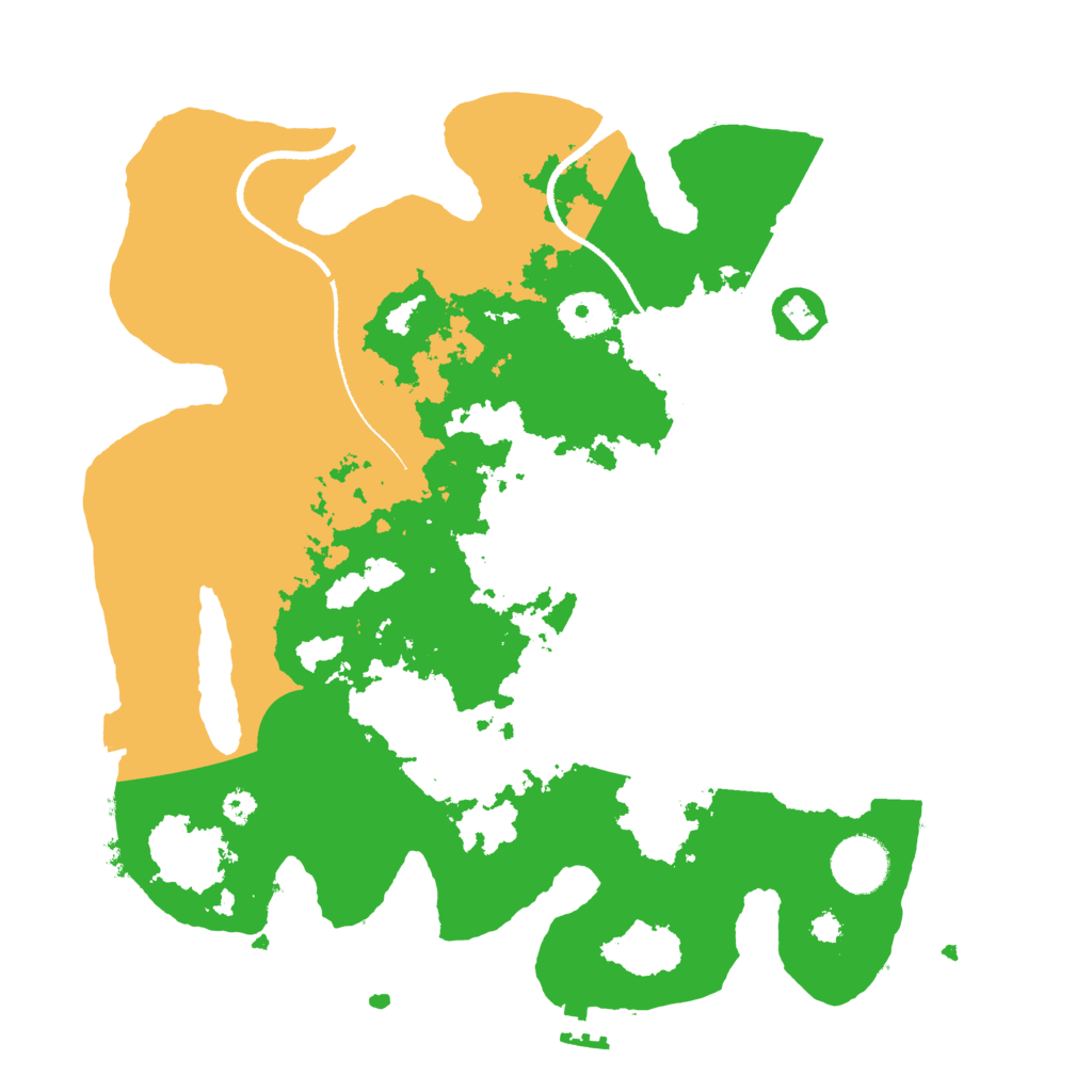 Biome Rust Map: Procedural Map, Size: 3333, Seed: 5555