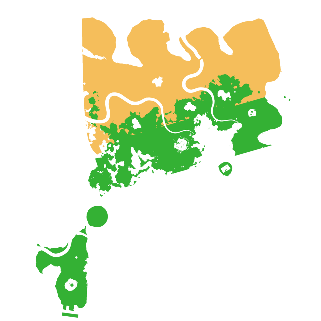 Biome Rust Map: Procedural Map, Size: 4000, Seed: 64201
