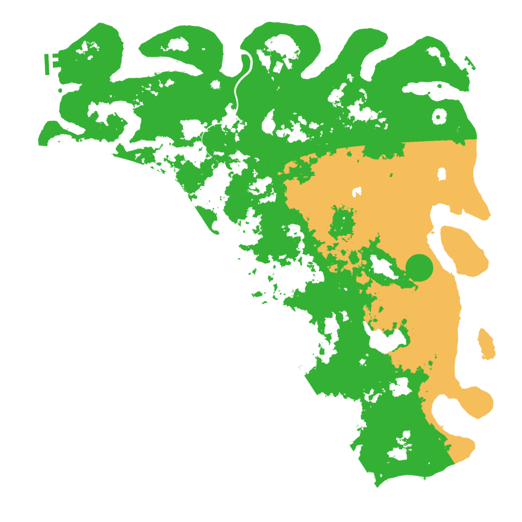 Biome Rust Map: Procedural Map, Size: 5000, Seed: 4710853