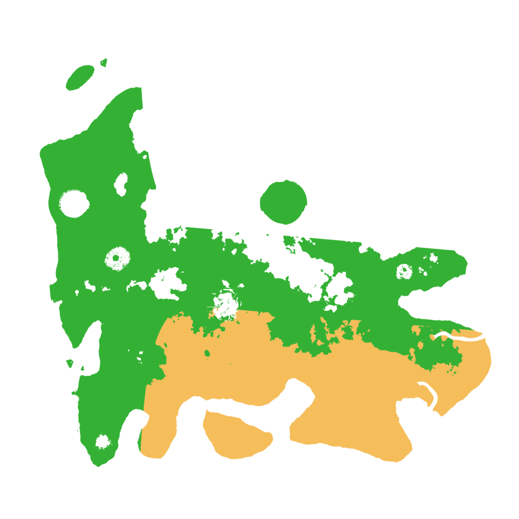 Biome Rust Map: Procedural Map, Size: 3300, Seed: 577716678