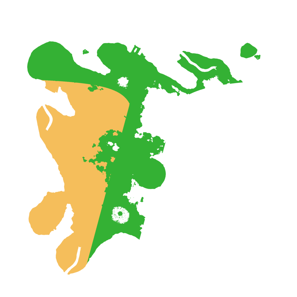 Biome Rust Map: Procedural Map, Size: 2600, Seed: 14