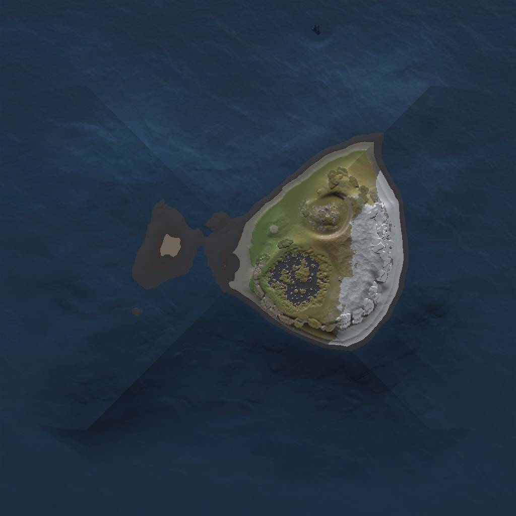 Rust Map: Procedural Map, Size: 1000, Seed: 2451, 3 Monuments