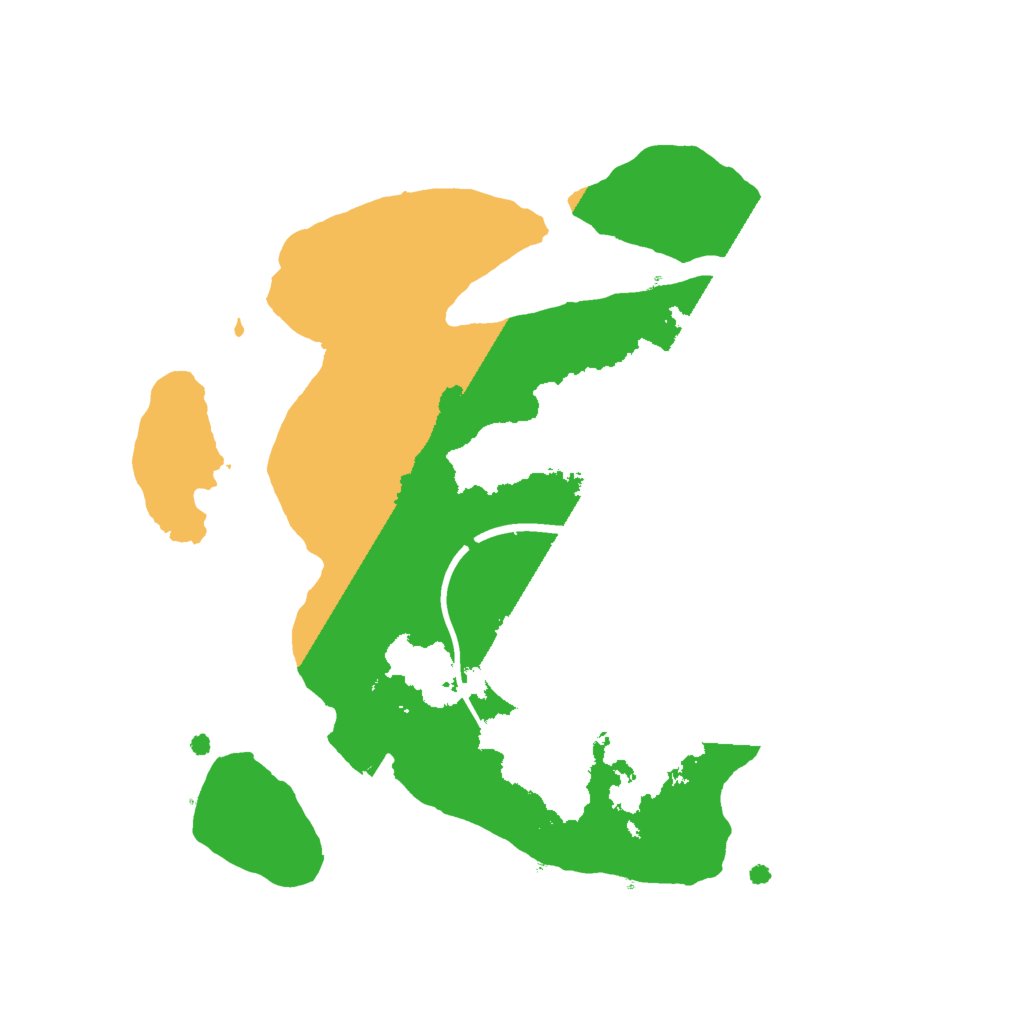 Biome Rust Map: Procedural Map, Size: 2000, Seed: 9854354