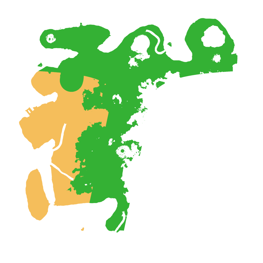 Biome Rust Map: Procedural Map, Size: 3000, Seed: 495935956