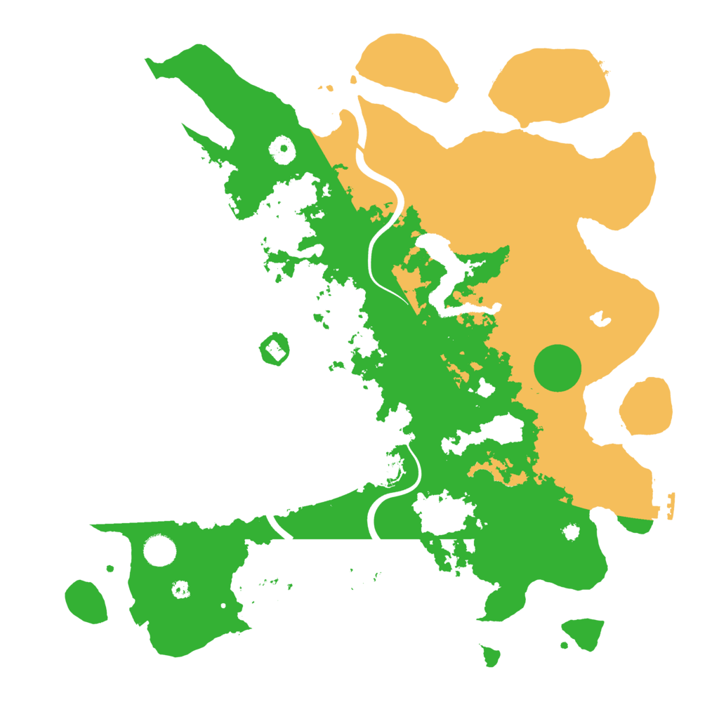 Biome Rust Map: Procedural Map, Size: 4000, Seed: 1234776669