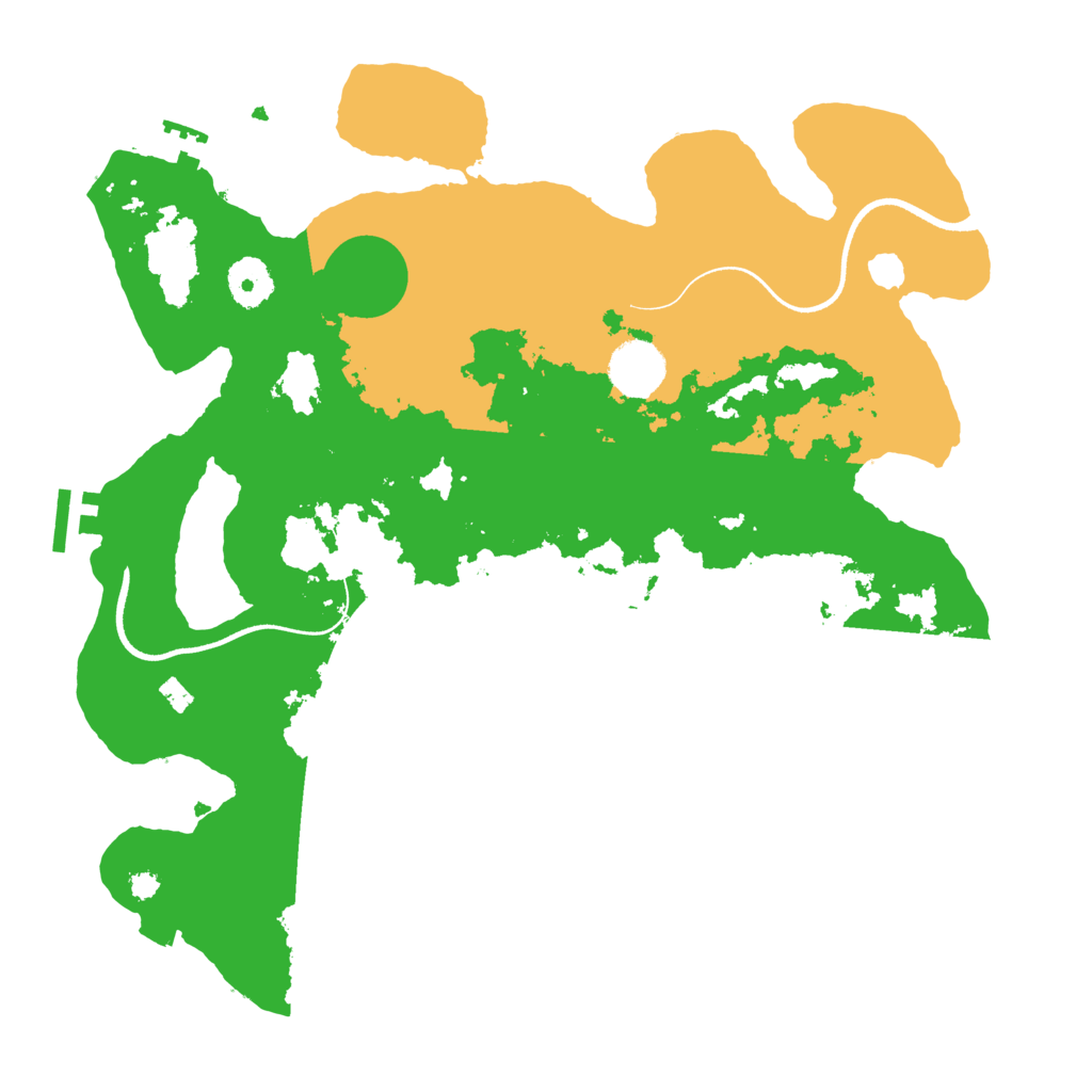 Biome Rust Map: Procedural Map, Size: 3500, Seed: 1414078066