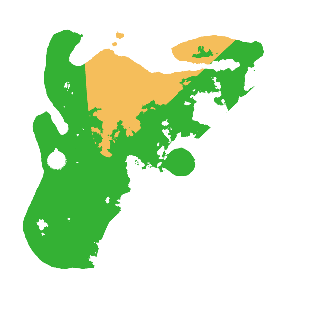 Biome Rust Map: Barren, Size: 3000, Seed: 1500