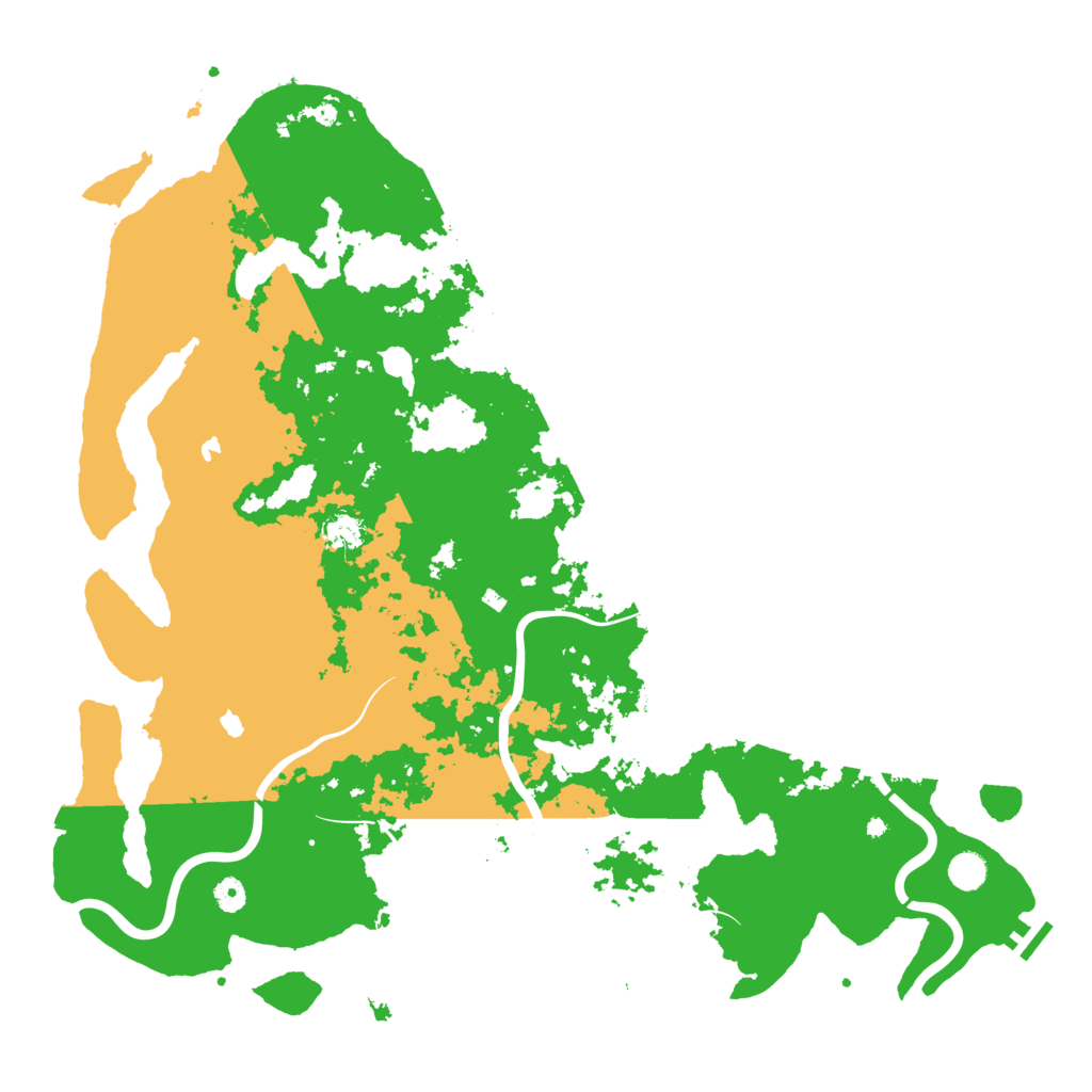 Biome Rust Map: Procedural Map, Size: 5000, Seed: 883869522