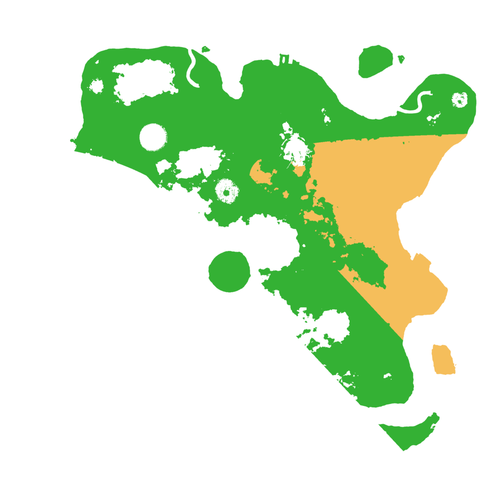 Biome Rust Map: Procedural Map, Size: 3250, Seed: 2702