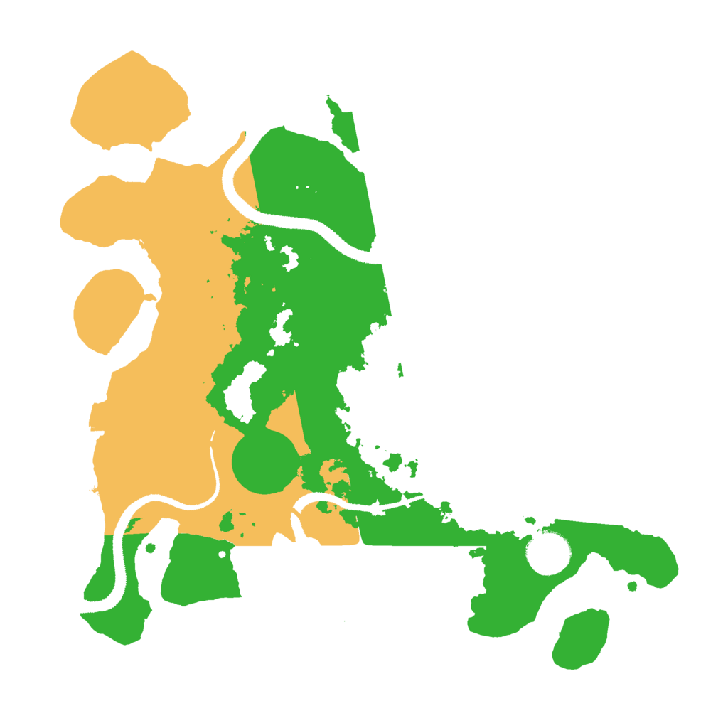 Biome Rust Map: Procedural Map, Size: 3000, Seed: 28795