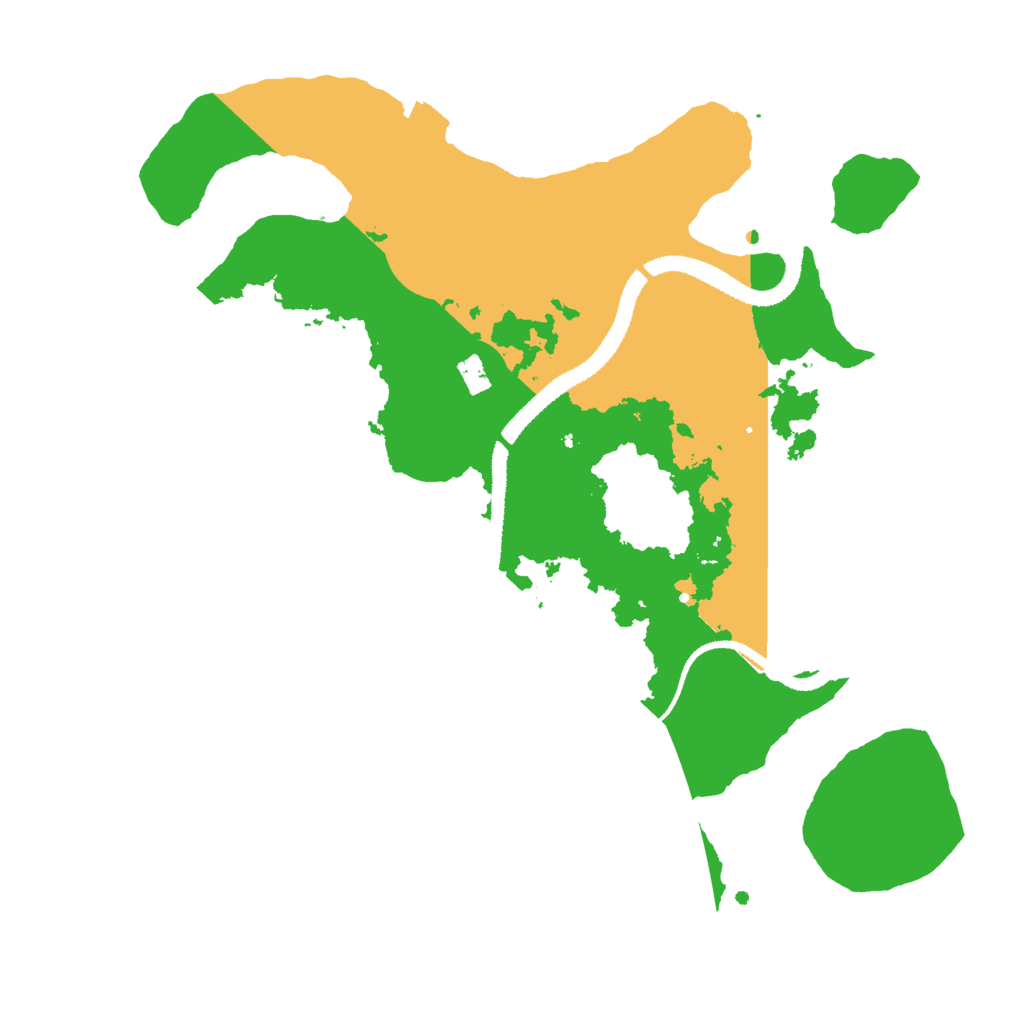 Biome Rust Map: Procedural Map, Size: 3000, Seed: 2042017728
