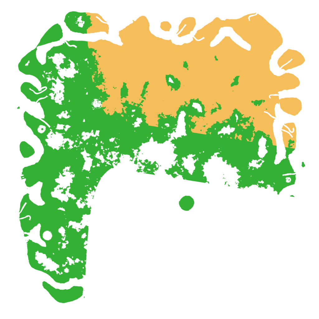 Biome Rust Map: Procedural Map, Size: 6000, Seed: 2114959921