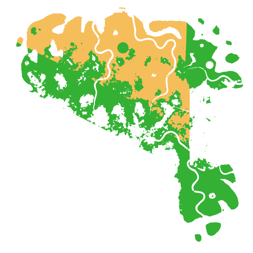 Biome Rust Map: Procedural Map, Size: 6000, Seed: 745856965