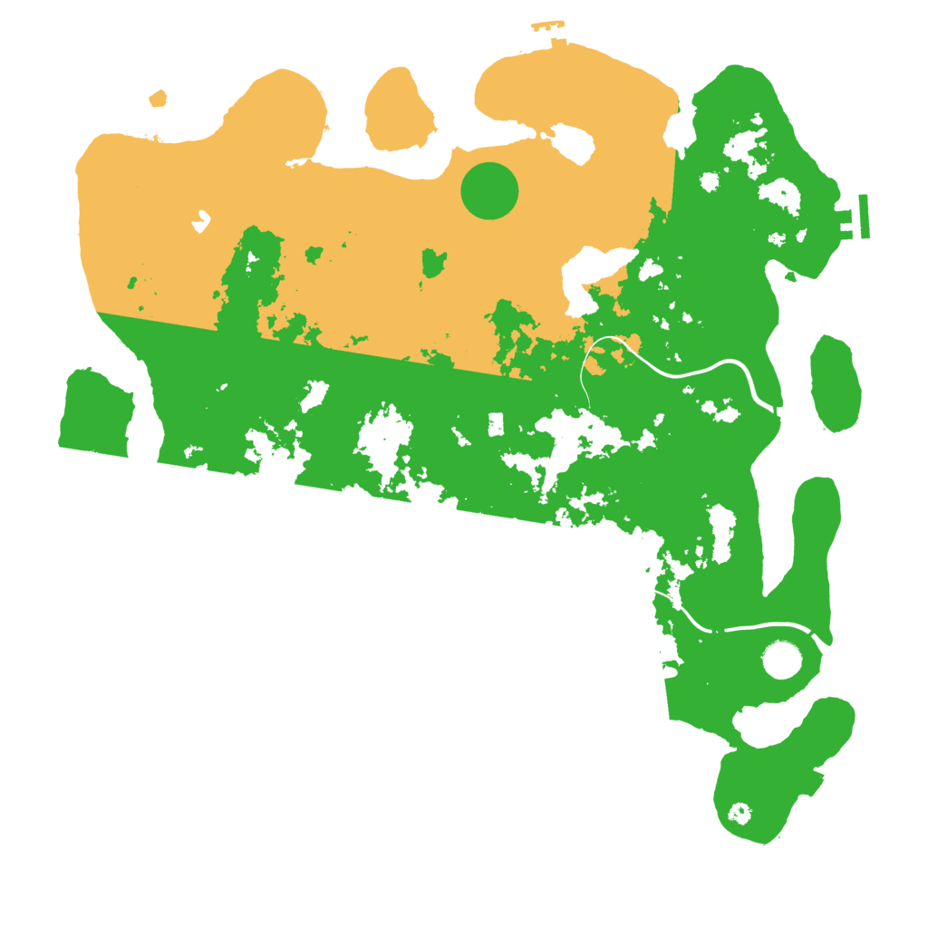 Biome Rust Map: Procedural Map, Size: 4250, Seed: 993432157