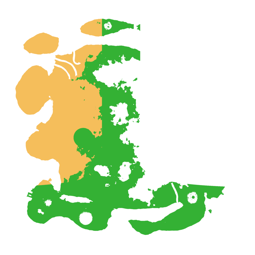 Biome Rust Map: Procedural Map, Size: 3500, Seed: 1521662917