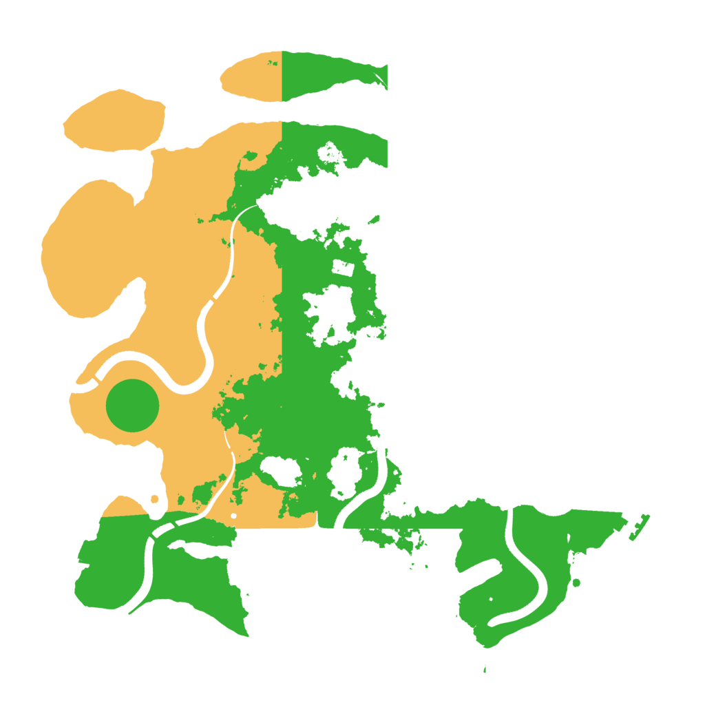 Biome Rust Map: Procedural Map, Size: 3500, Seed: 1521662917