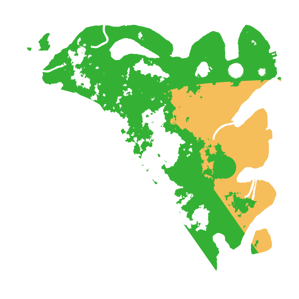 Biome Rust Map: Procedural Map, Size: 3500, Seed: 755209148