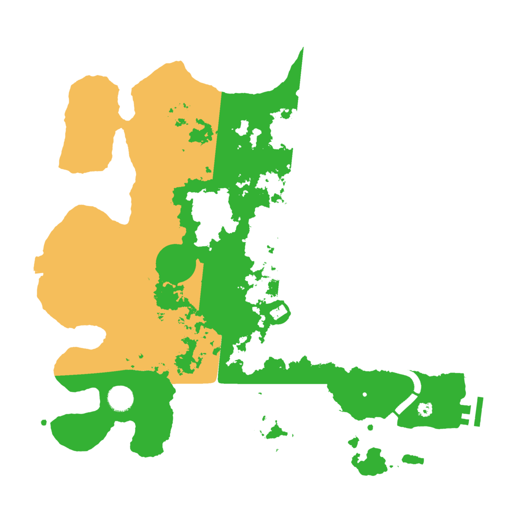 Biome Rust Map: Procedural Map, Size: 3500, Seed: 1640175207