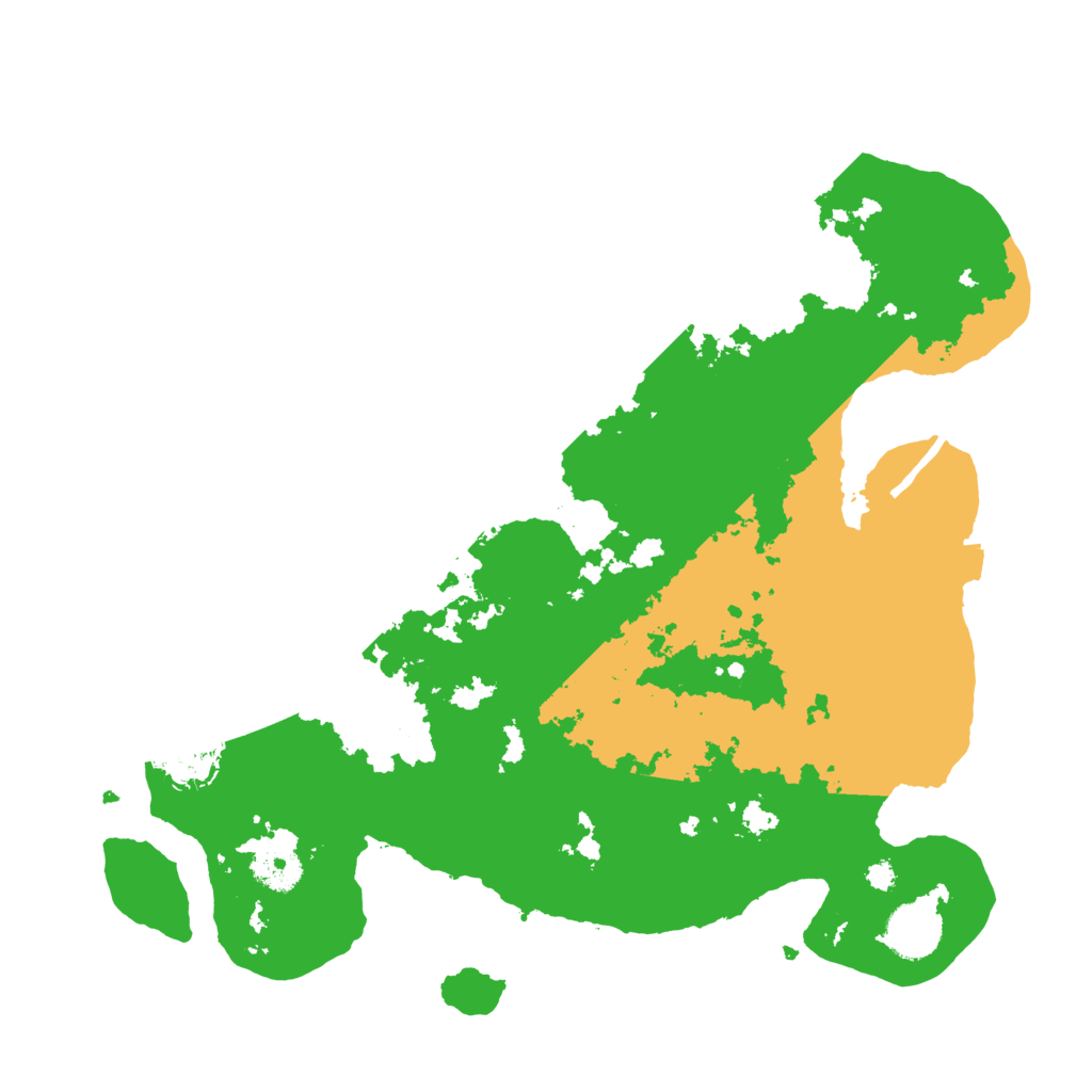 Biome Rust Map: Procedural Map, Size: 3500, Seed: 1610055853