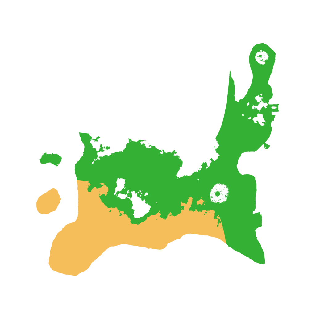 Biome Rust Map: Procedural Map, Size: 2500, Seed: 1718308260