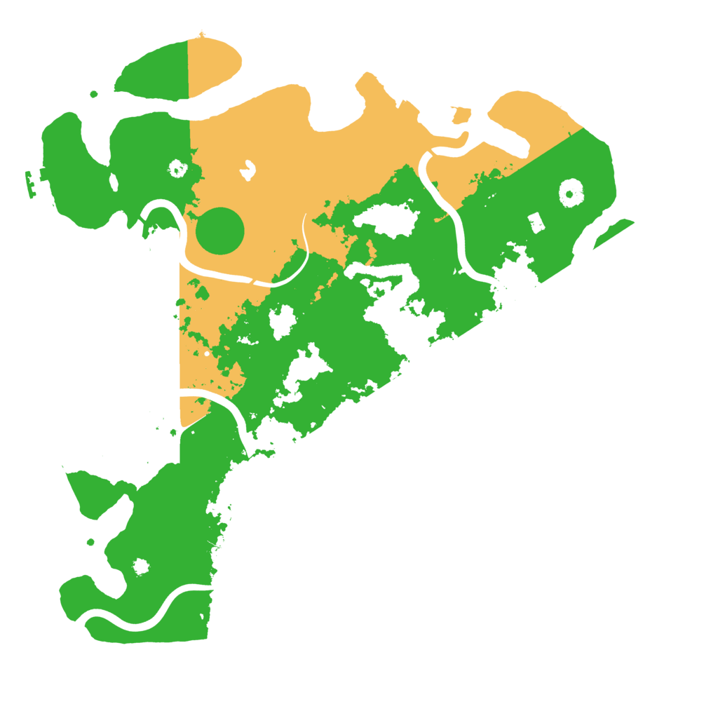 Biome Rust Map: Procedural Map, Size: 4000, Seed: 22989