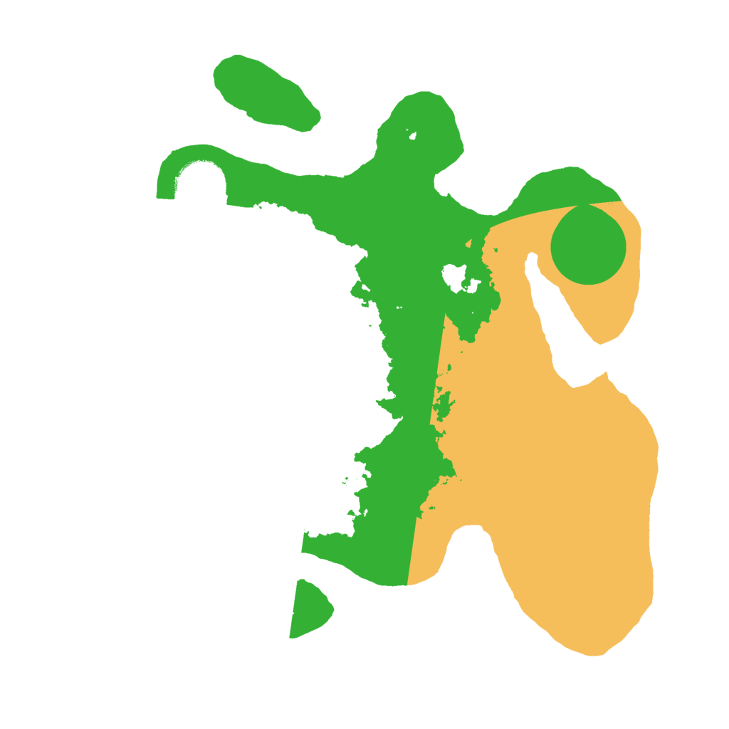 Biome Rust Map: Barren, Size: 2555, Seed: 11129