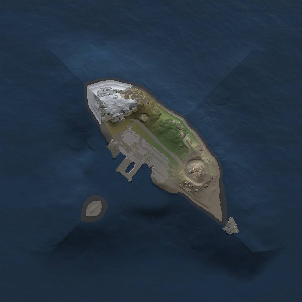 Rust Map: Procedural Map, Size: 1000, Seed: 1461354302, 4 Monuments