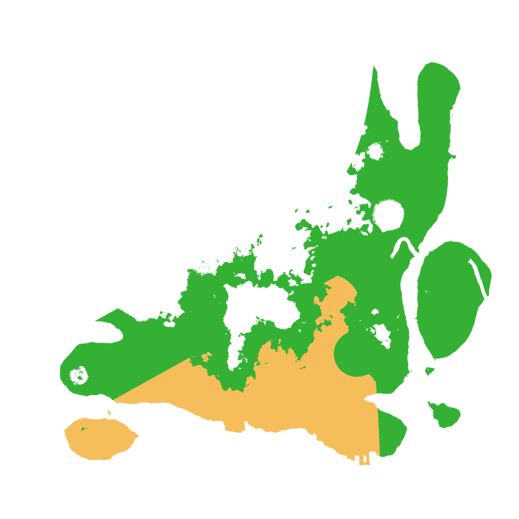 Biome Rust Map: Procedural Map, Size: 3000, Seed: 11000