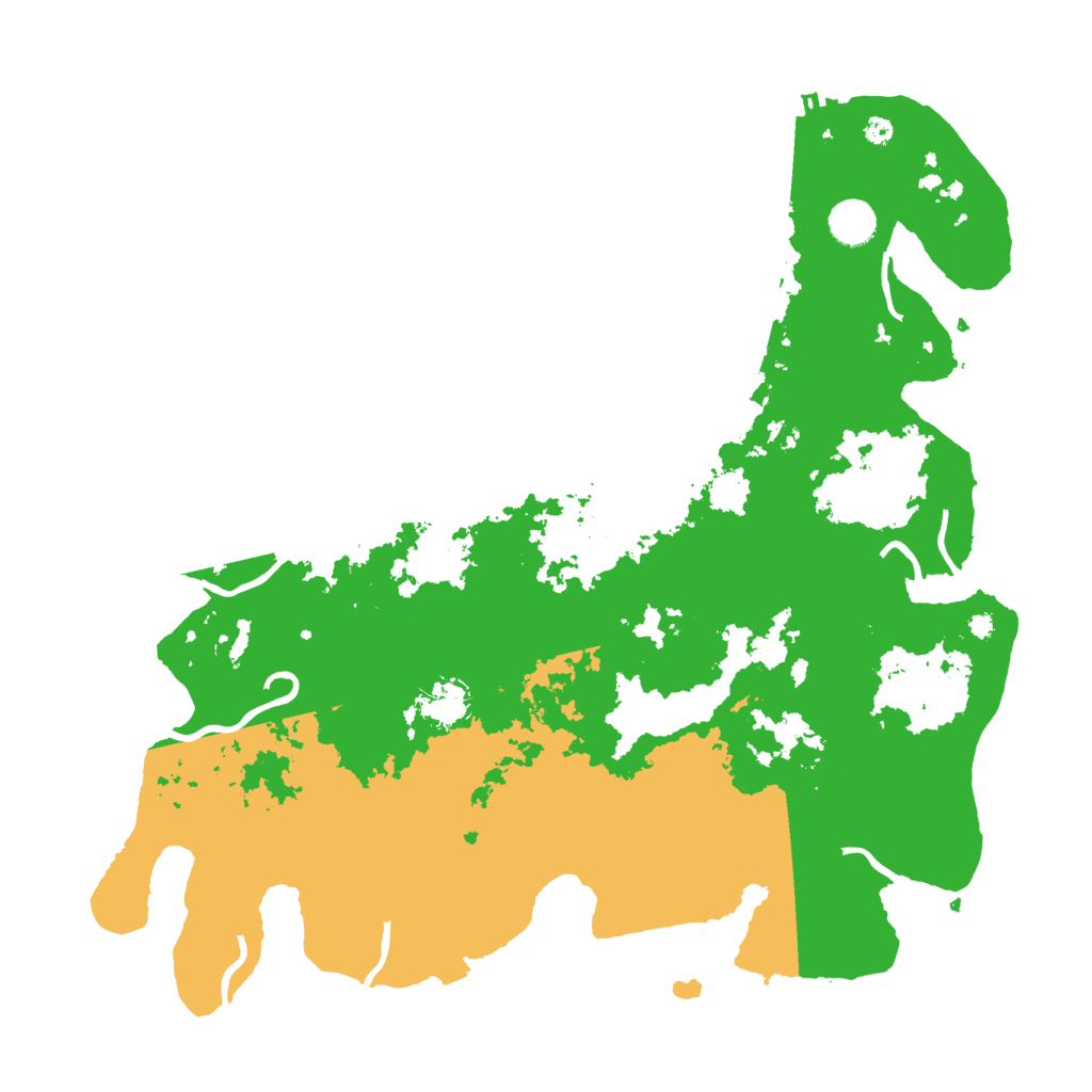 Biome Rust Map: Procedural Map, Size: 4100, Seed: 23313013