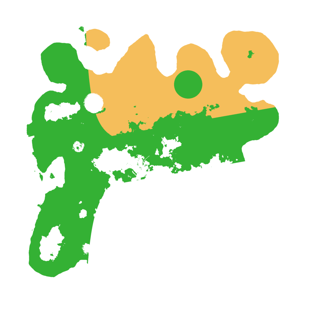 Biome Rust Map: Procedural Map, Size: 3000, Seed: 2204
