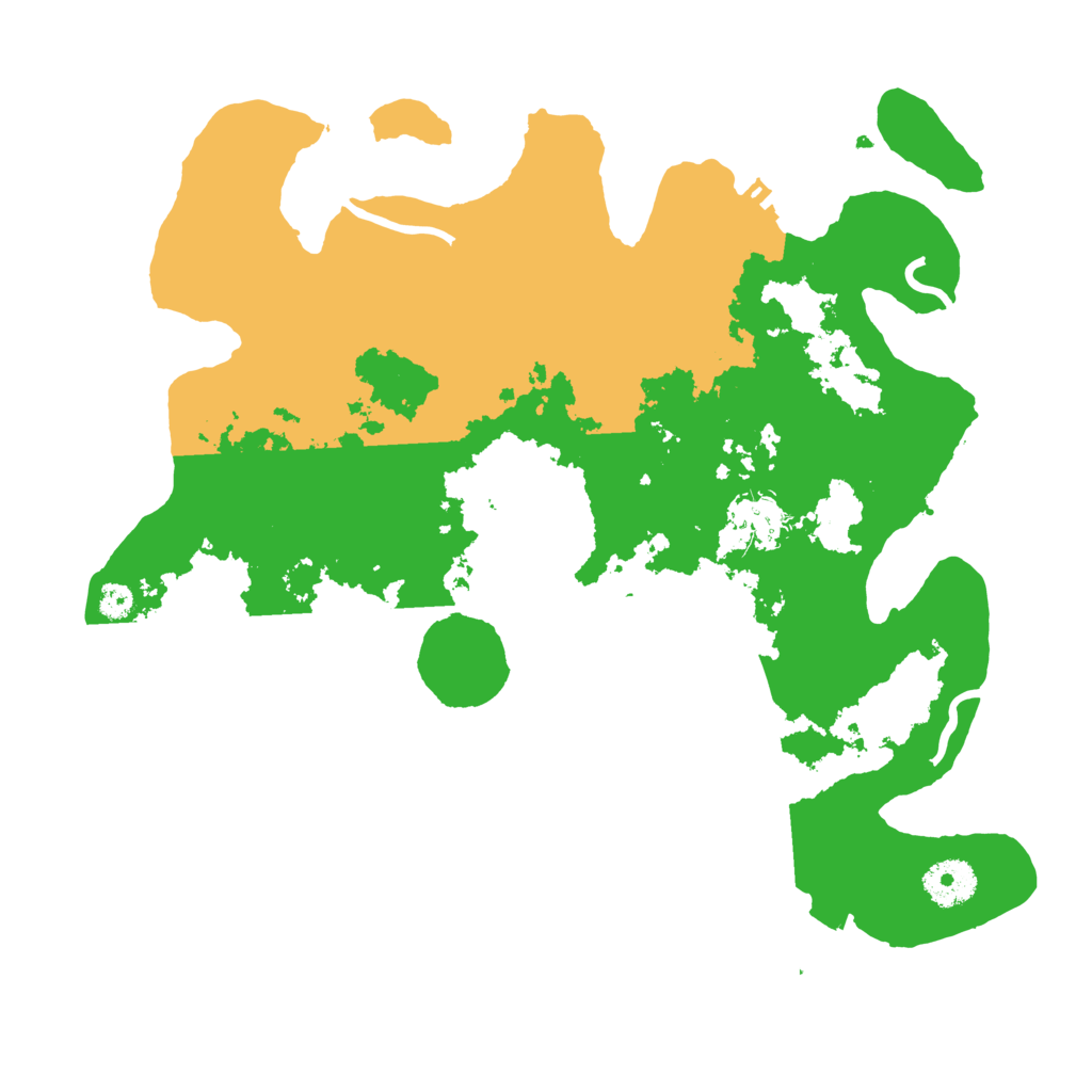 Biome Rust Map: Procedural Map, Size: 3350, Seed: 867866865