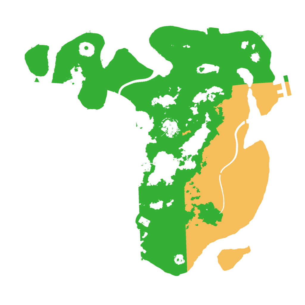 Biome Rust Map: Procedural Map, Size: 3000, Seed: 19423