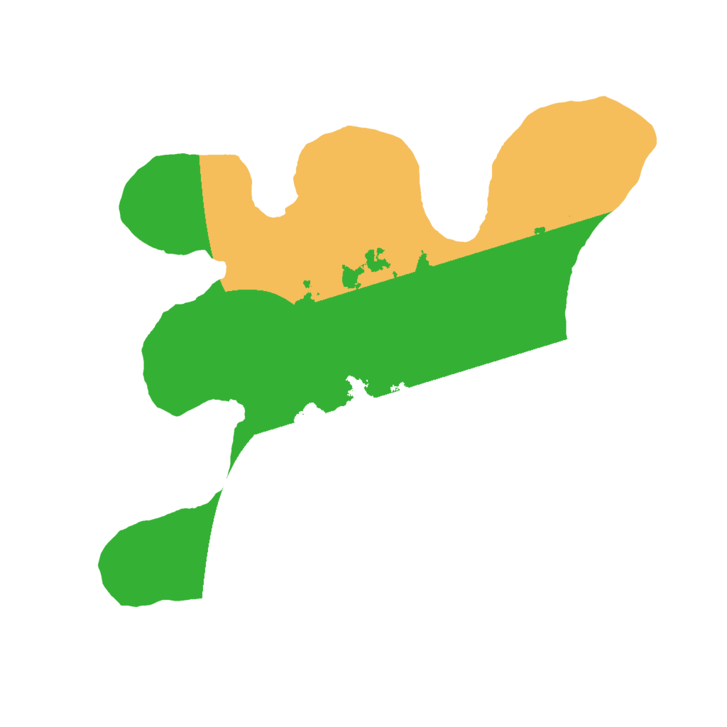 Biome Rust Map: Barren, Size: 2000, Seed: 17688