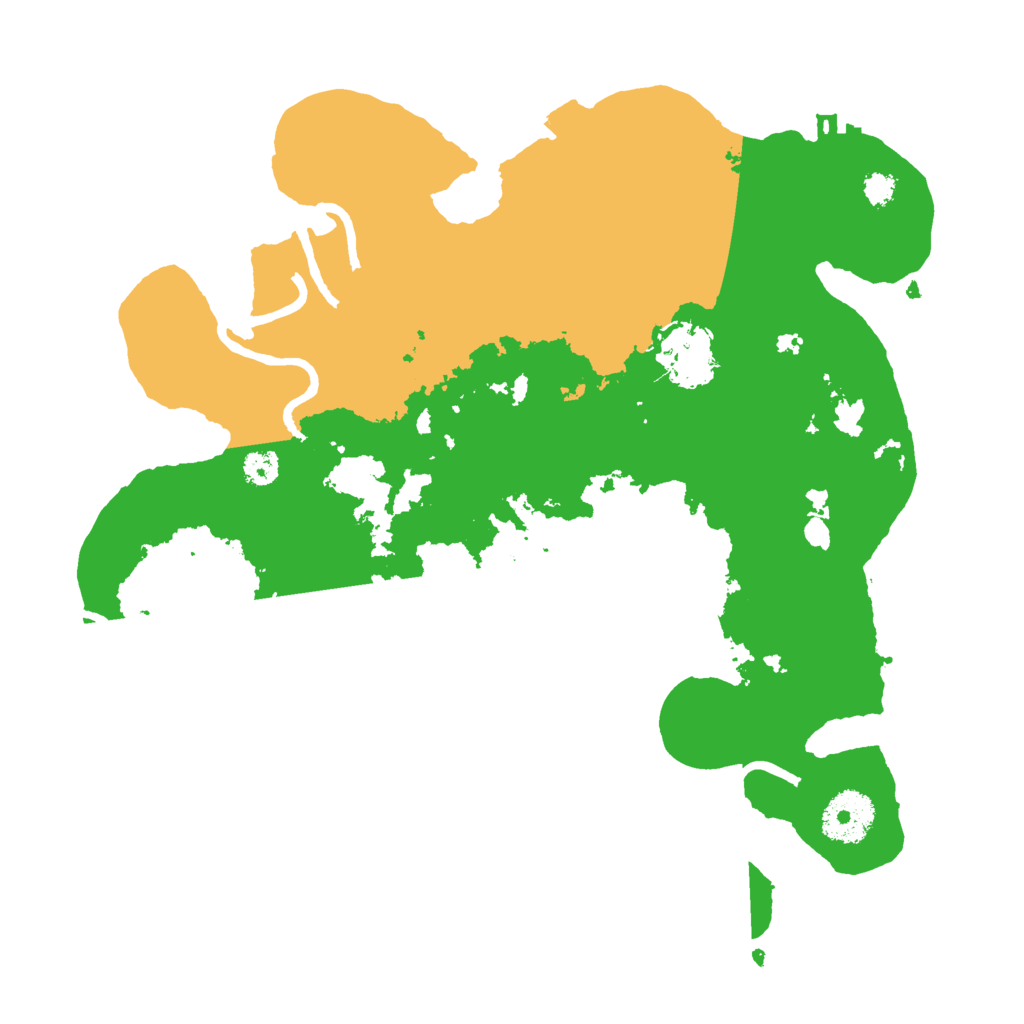 Biome Rust Map: Procedural Map, Size: 3000, Seed: 1646861293