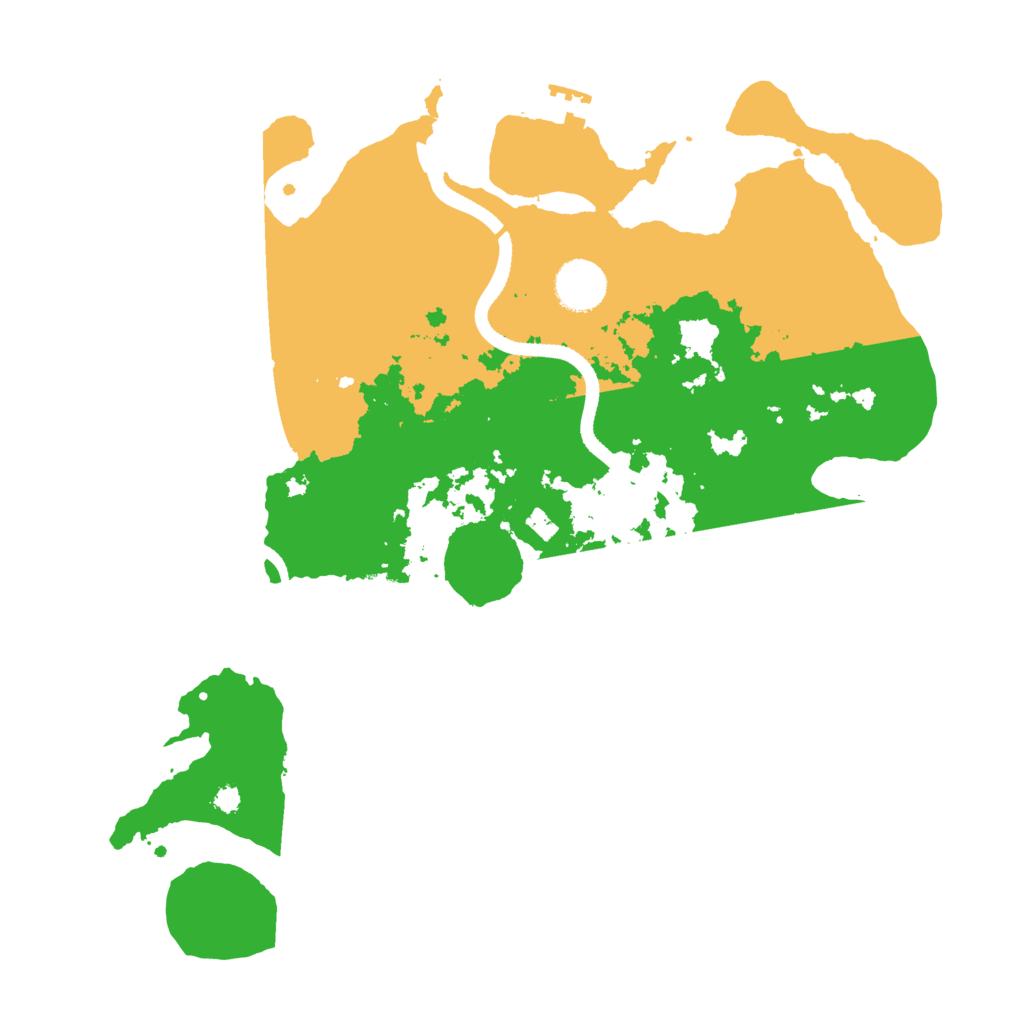 Biome Rust Map: Procedural Map, Size: 3500, Seed: 6465326