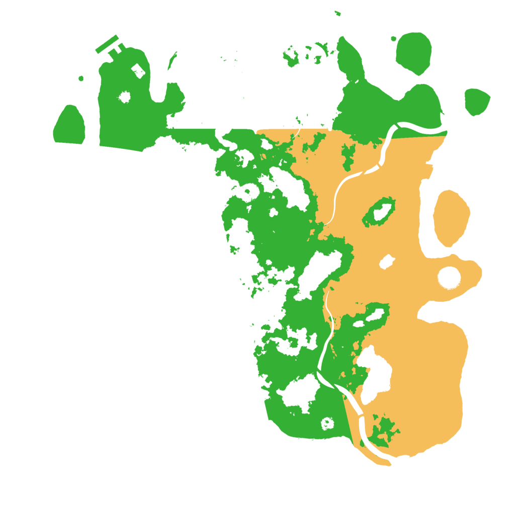 Biome Rust Map: Procedural Map, Size: 4000, Seed: 13348