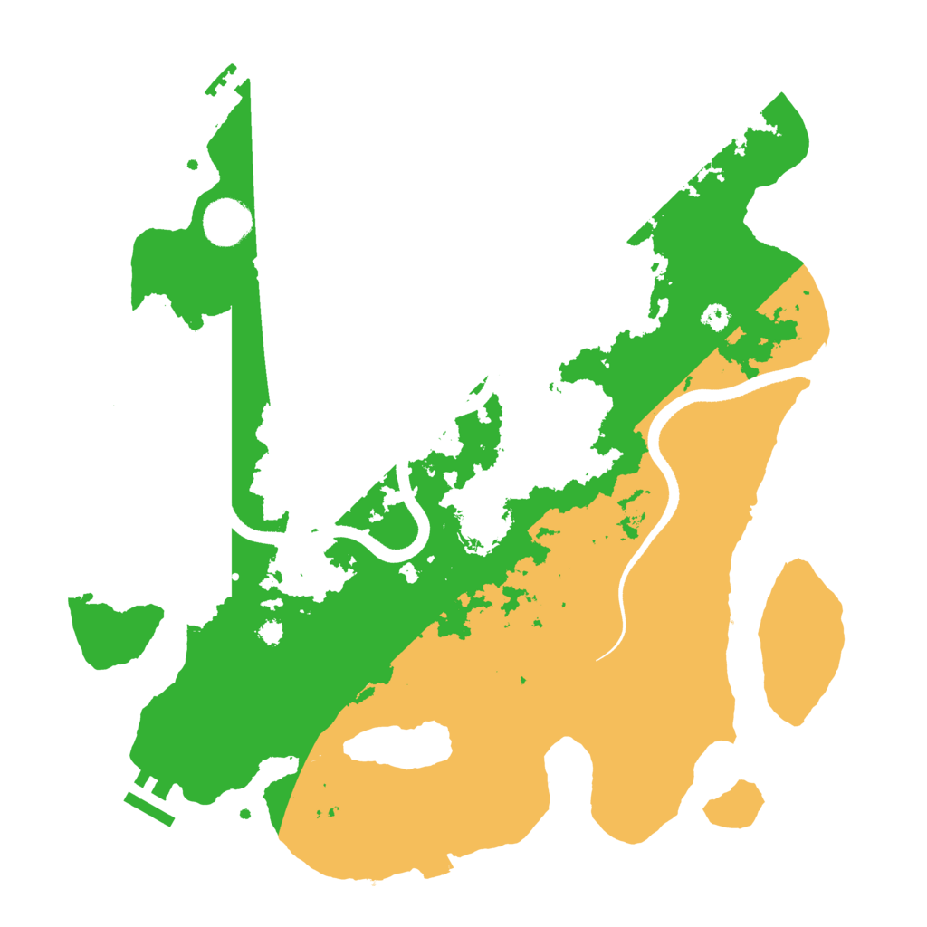 Biome Rust Map: Procedural Map, Size: 3500, Seed: 5276