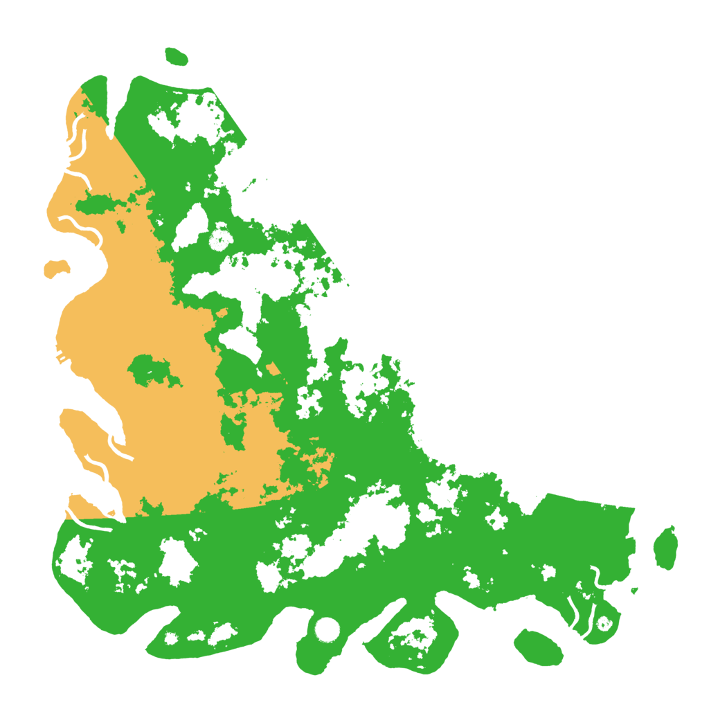 Biome Rust Map: Procedural Map, Size: 5000, Seed: 123335180