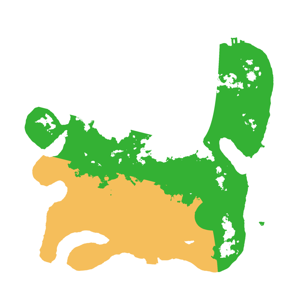 Biome Rust Map: Procedural Map, Size: 3000, Seed: 57594414