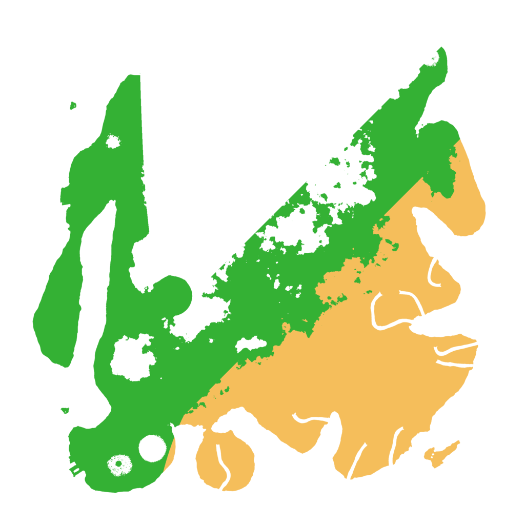 Biome Rust Map: Procedural Map, Size: 3500, Seed: 61580232