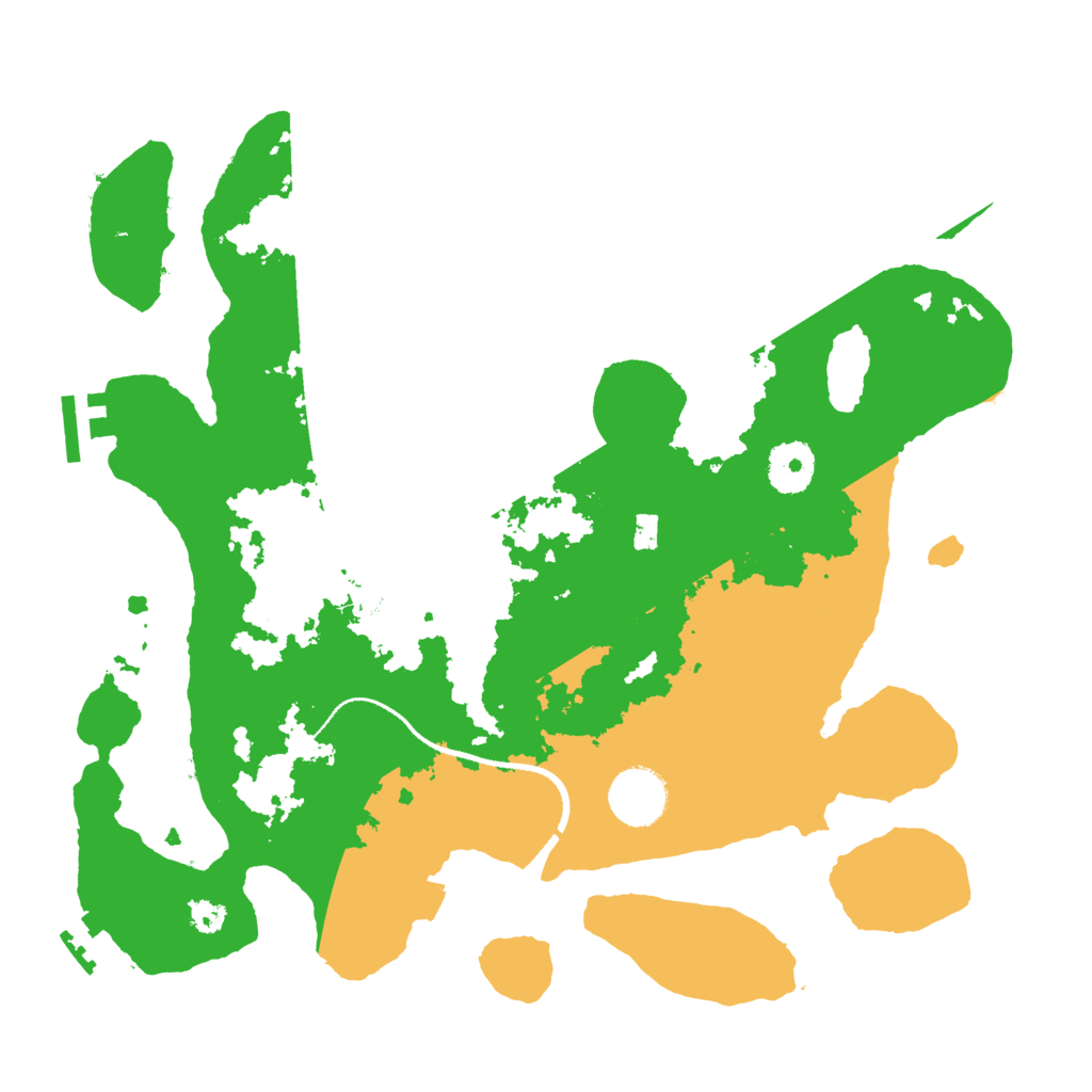 Biome Rust Map: Procedural Map, Size: 3300, Seed: 790214386
