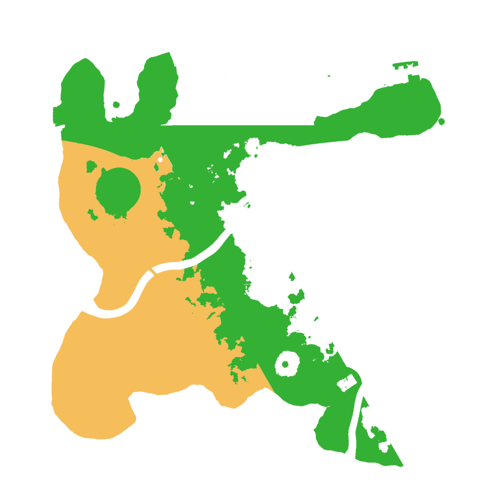 Biome Rust Map: Procedural Map, Size: 3000, Seed: 1131239633