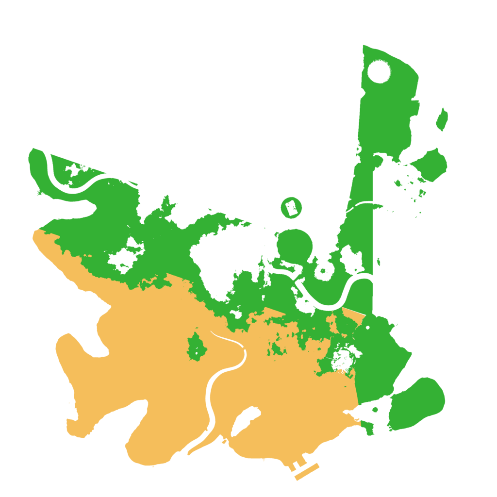 Biome Rust Map: Procedural Map, Size: 3800, Seed: 20894
