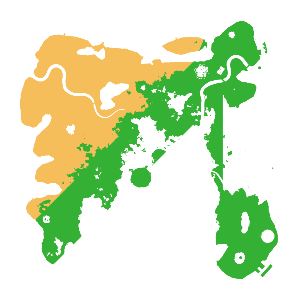 Biome Rust Map: Procedural Map, Size: 4000, Seed: 173081852
