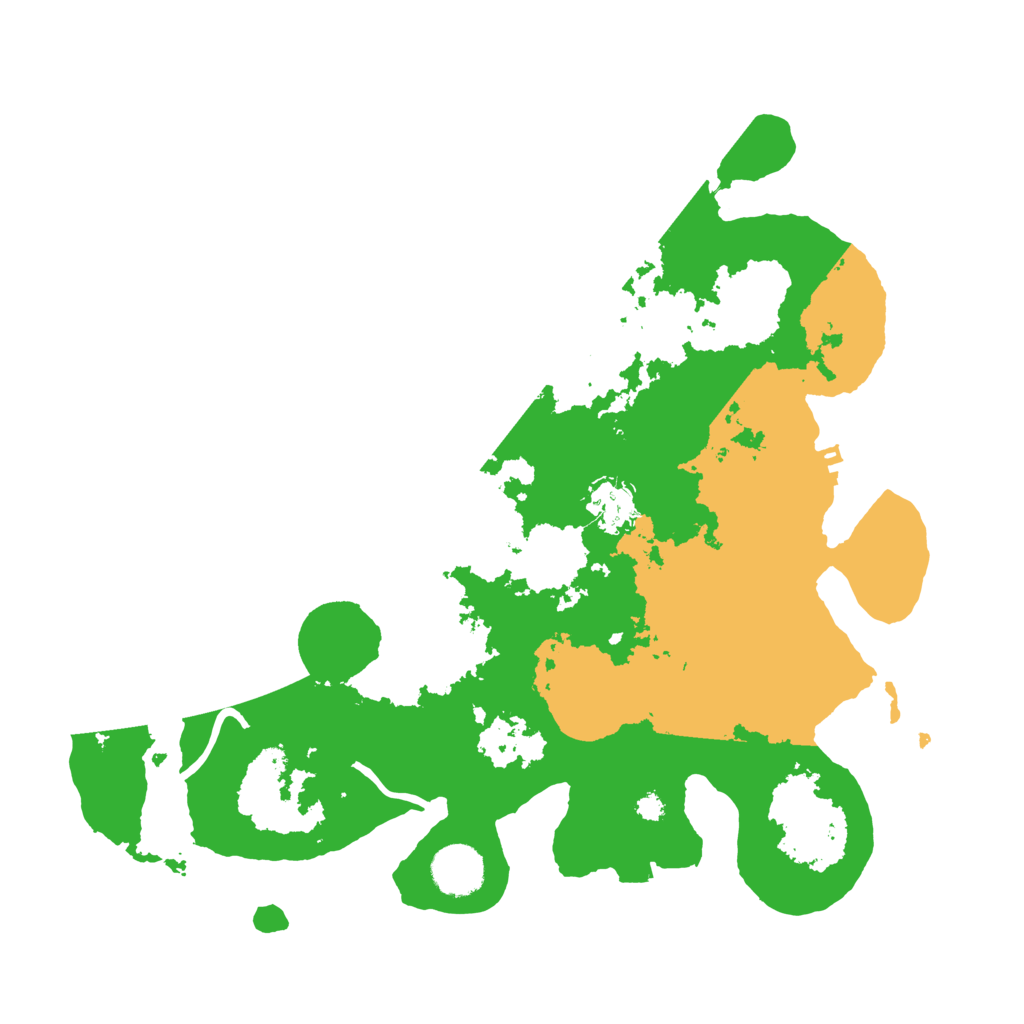 Biome Rust Map: Procedural Map, Size: 3500, Seed: 230706