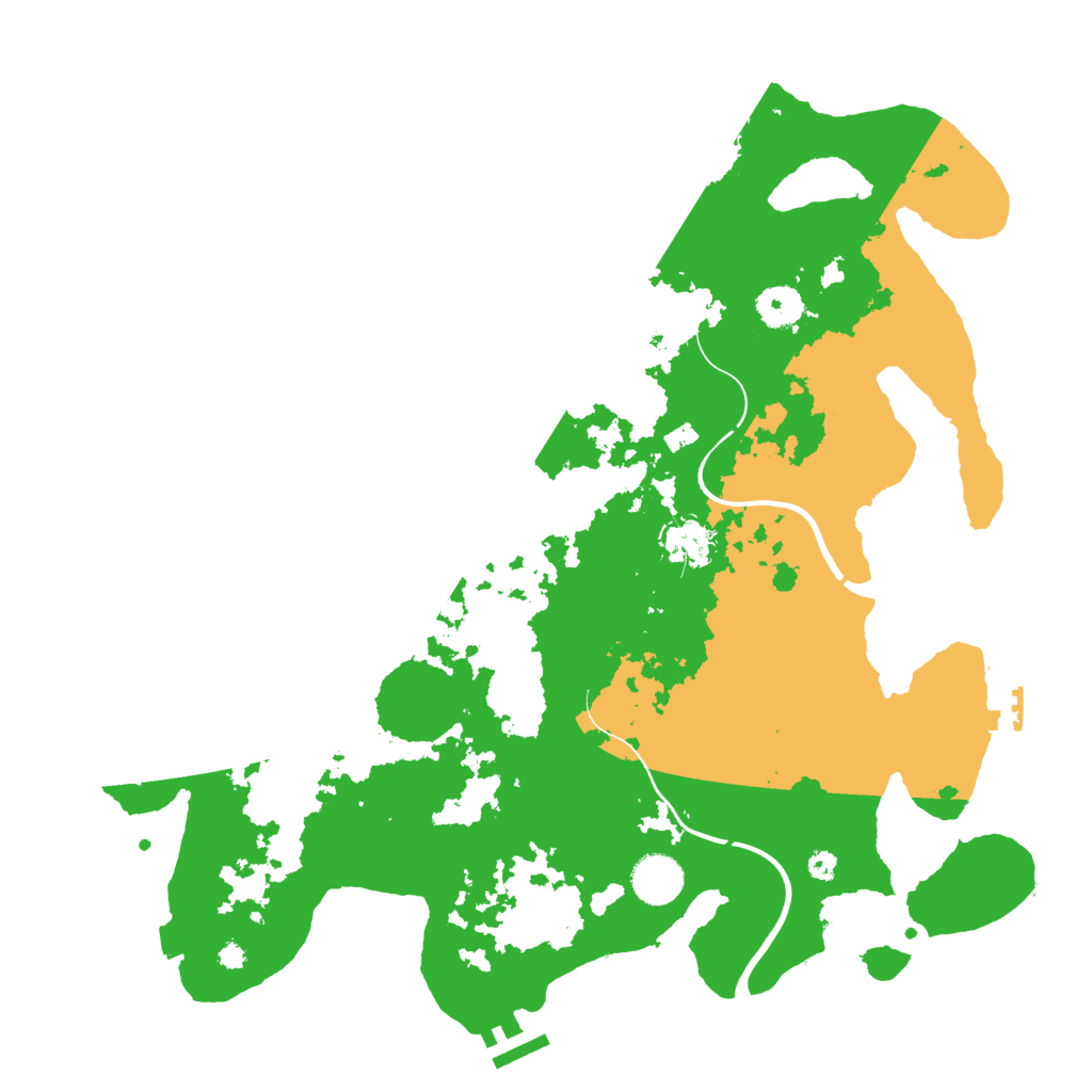 Biome Rust Map: Procedural Map, Size: 3750, Seed: 159753